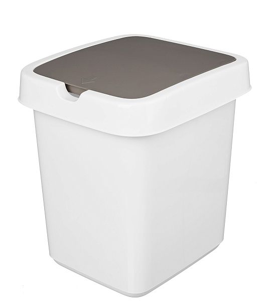 Waste container "Tule" 9L (light grey) 221300921/03